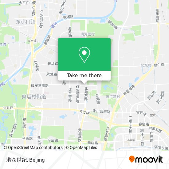 港森世纪 map