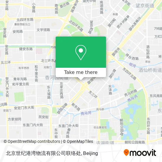 北京世纪港湾物流有限公司联络处 map