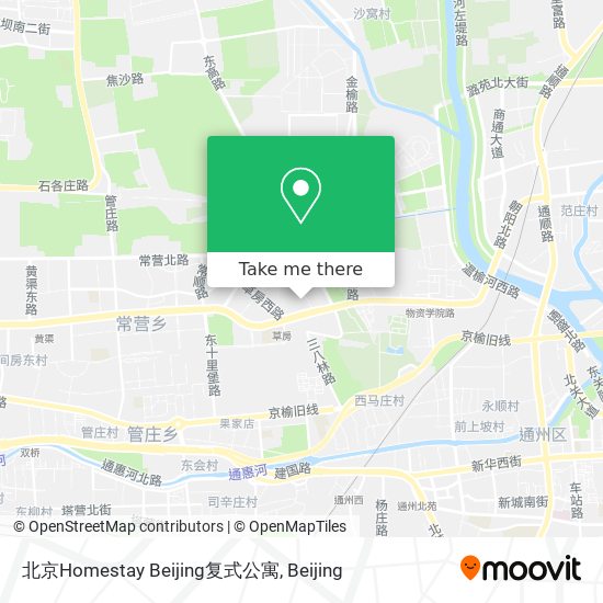 北京Homestay Beijing复式公寓 map