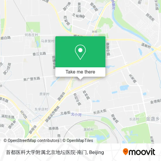 首都医科大学附属北京地坛医院-南门 map