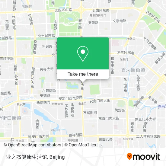 业之杰健康生活馆 map