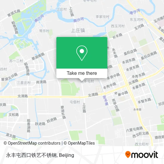 永丰屯西口铁艺不锈钢 map