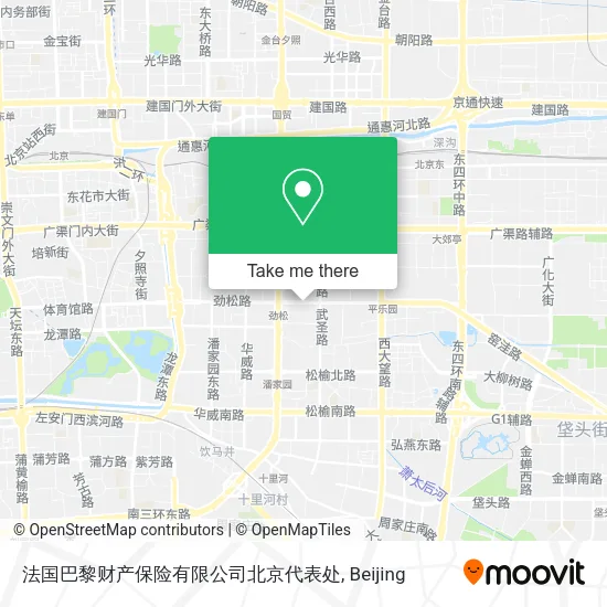 法国巴黎财产保险有限公司北京代表处 map