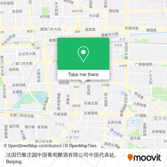 法国巴黎庄园中国葡萄酿酒有限公司中国代表处 map