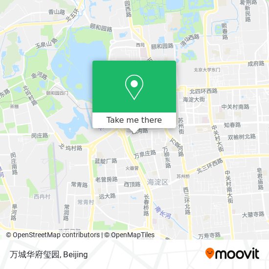 万城华府玺园 map