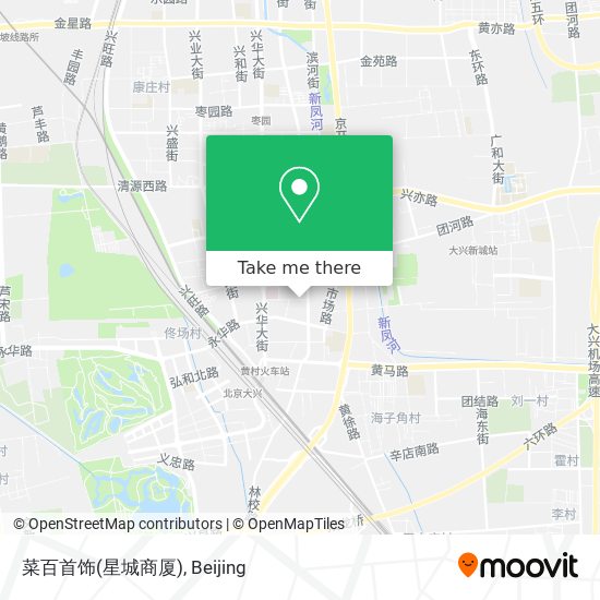 菜百首饰(星城商厦) map