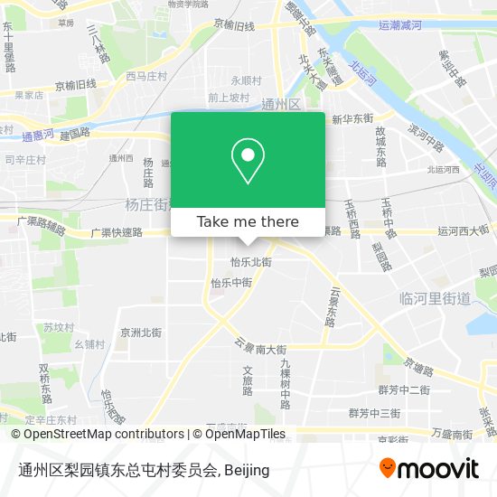 通州区梨园镇东总屯村委员会 map