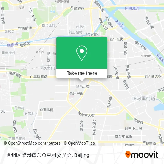 通州区梨园镇东总屯村委员会 map