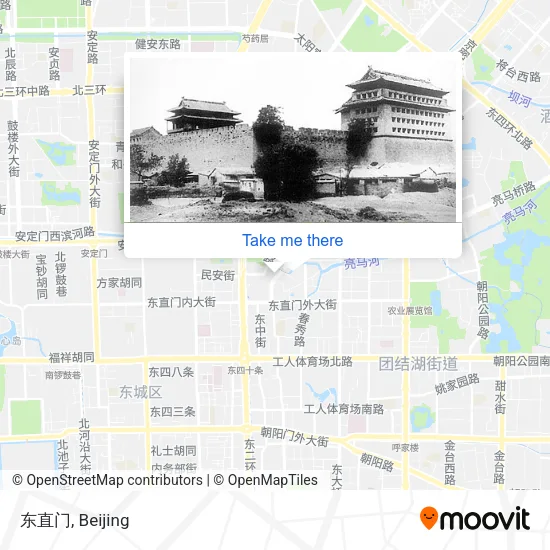东直门 map