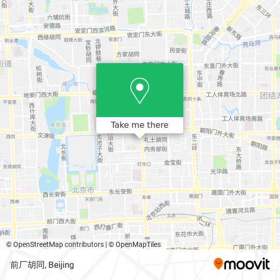 前厂胡同 map