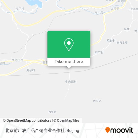 北京前厂农产品产销专业合作社 map