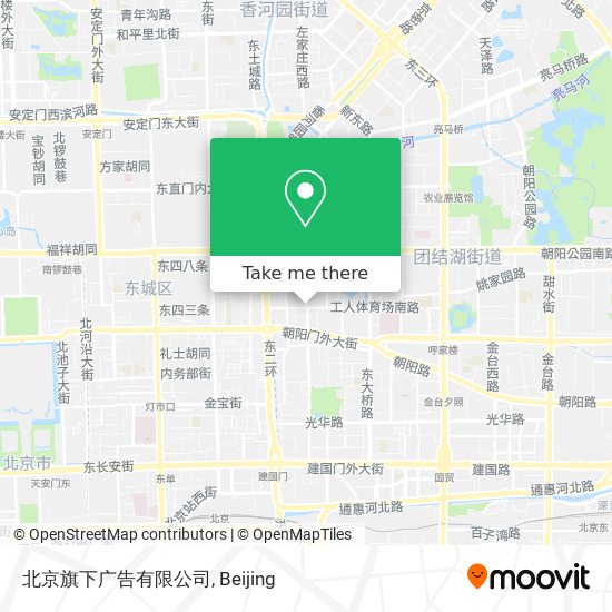北京旗下广告有限公司 map
