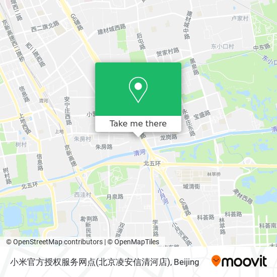 小米官方授权服务网点(北京凌安信清河店) map