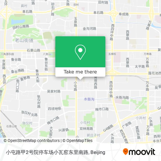 小屯路甲2号院停车场小瓦窑东里南路 map