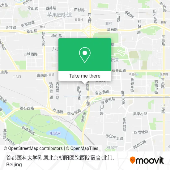 首都医科大学附属北京朝阳医院西院宿舍-北门 map