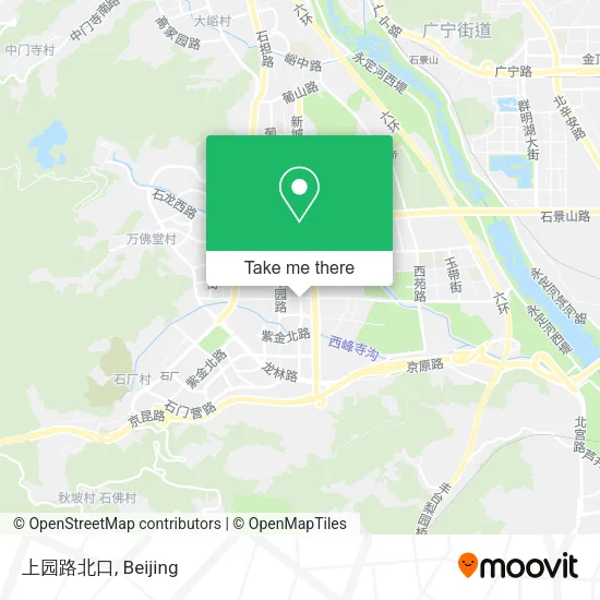 上园路北口 map