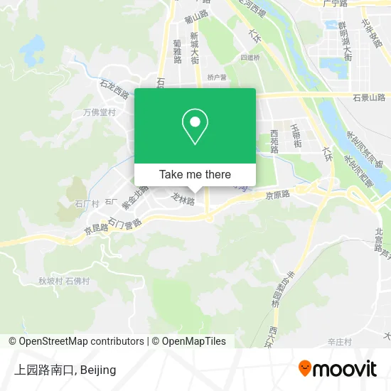 上园路南口 map
