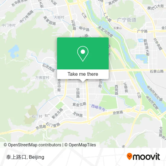 泰上路口 map