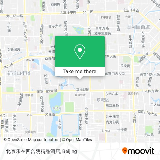 北京乐在四合院精品酒店 map