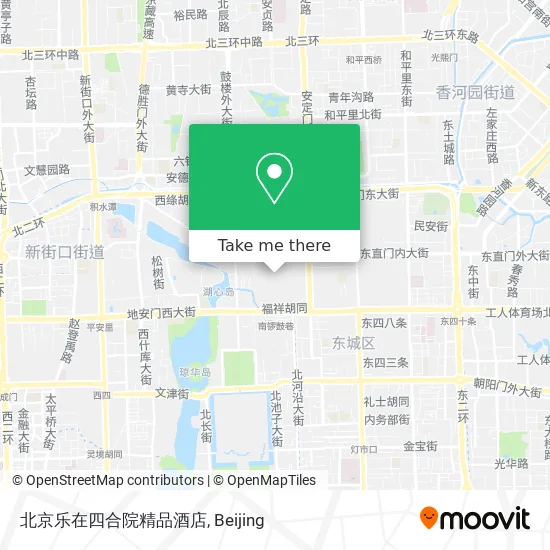 北京乐在四合院精品酒店 map