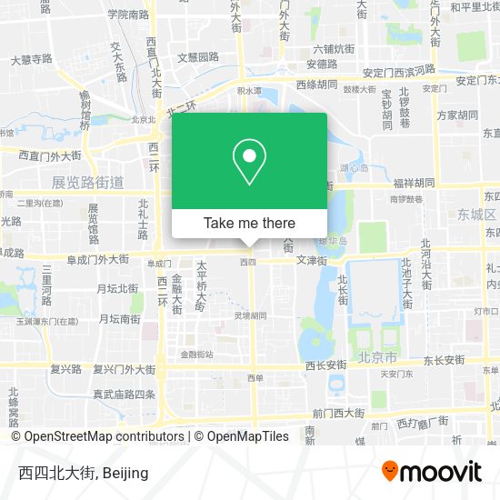 西四北大街 map
