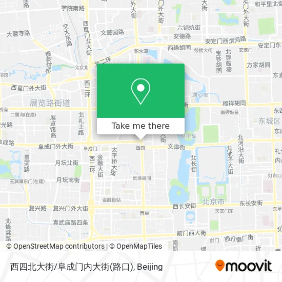 西四北大街/阜成门内大街(路口) map