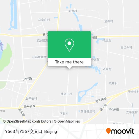 Y563与Y567交叉口 map