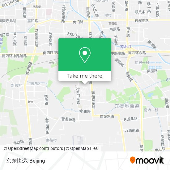 京东快递 map