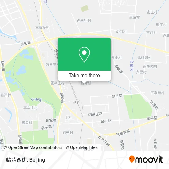 临清西街 map