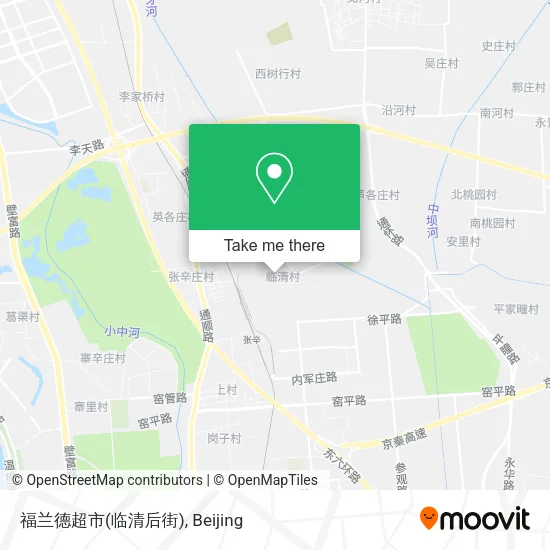 福兰德超市(临清后街) map