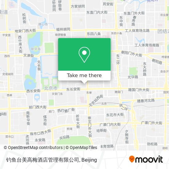 钓鱼台美高梅酒店管理有限公司 map