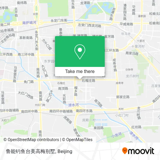 鲁能钓鱼台美高梅别墅 map