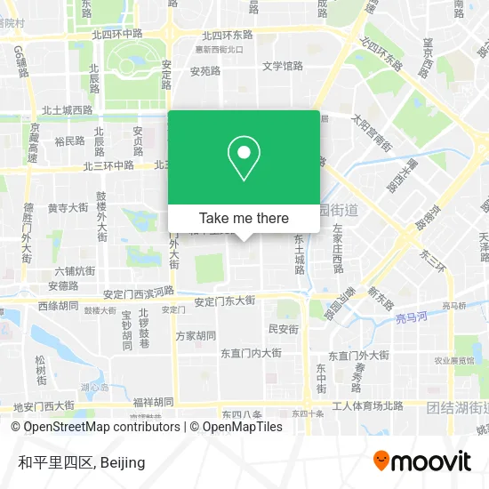 和平里四区 map