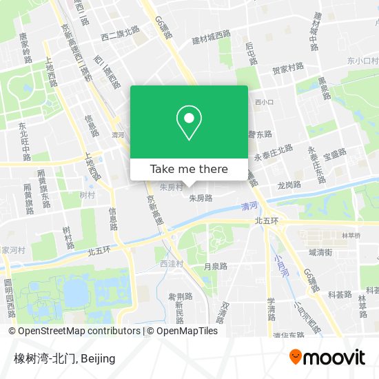 橡树湾-北门 map