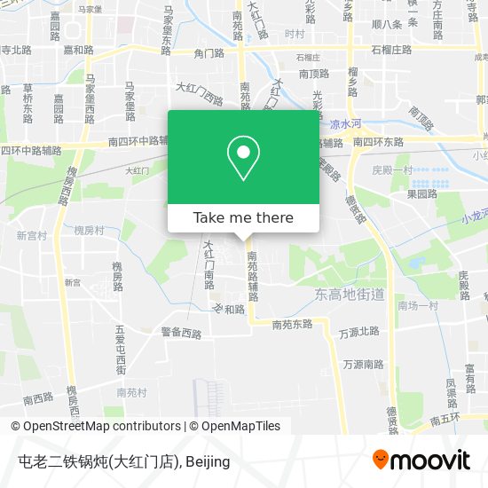 屯老二铁锅炖(大红门店) map