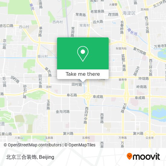 北京三合装饰 map
