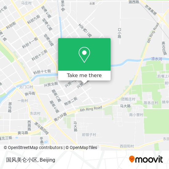 国风美仑小区 map