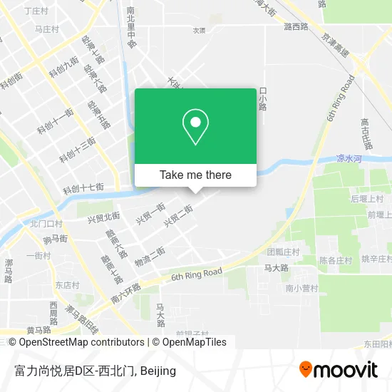富力尚悦居D区-西北门 map