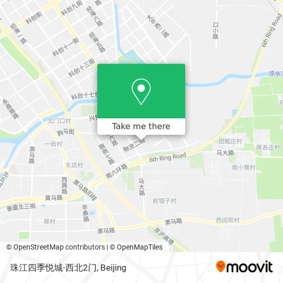 珠江四季悦城-西北2门 map