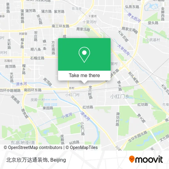 北京欣万达通装饰 map