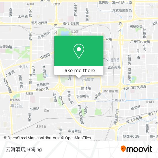 云河酒店 map