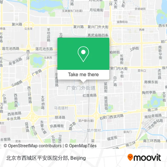 北京市西城区平安医院分部 map
