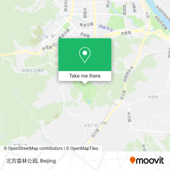 北宫森林公园 map