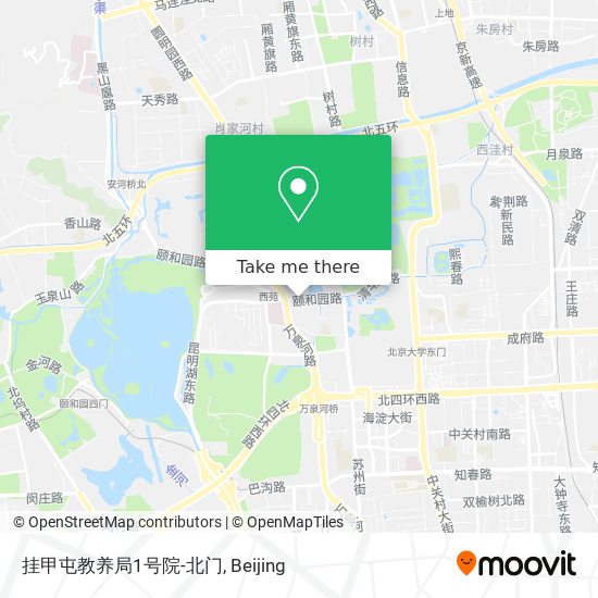 挂甲屯教养局1号院-北门 map
