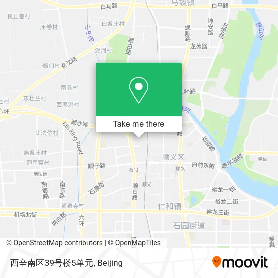 西辛南区39号楼5单元 map