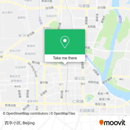 西辛小区 map