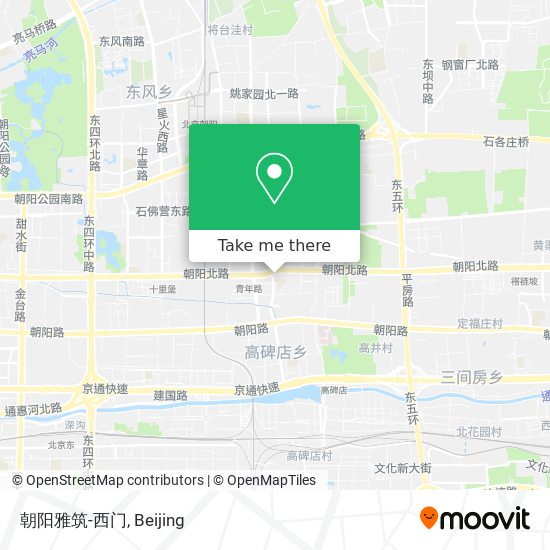 朝阳雅筑-西门 map