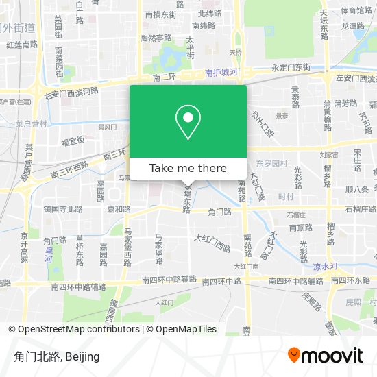 角门北路 map