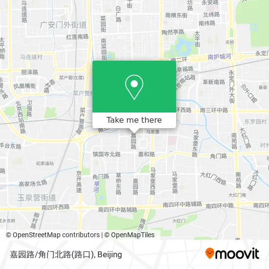 嘉园路/角门北路(路口) map