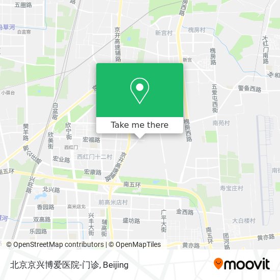 北京京兴博爱医院-门诊 map